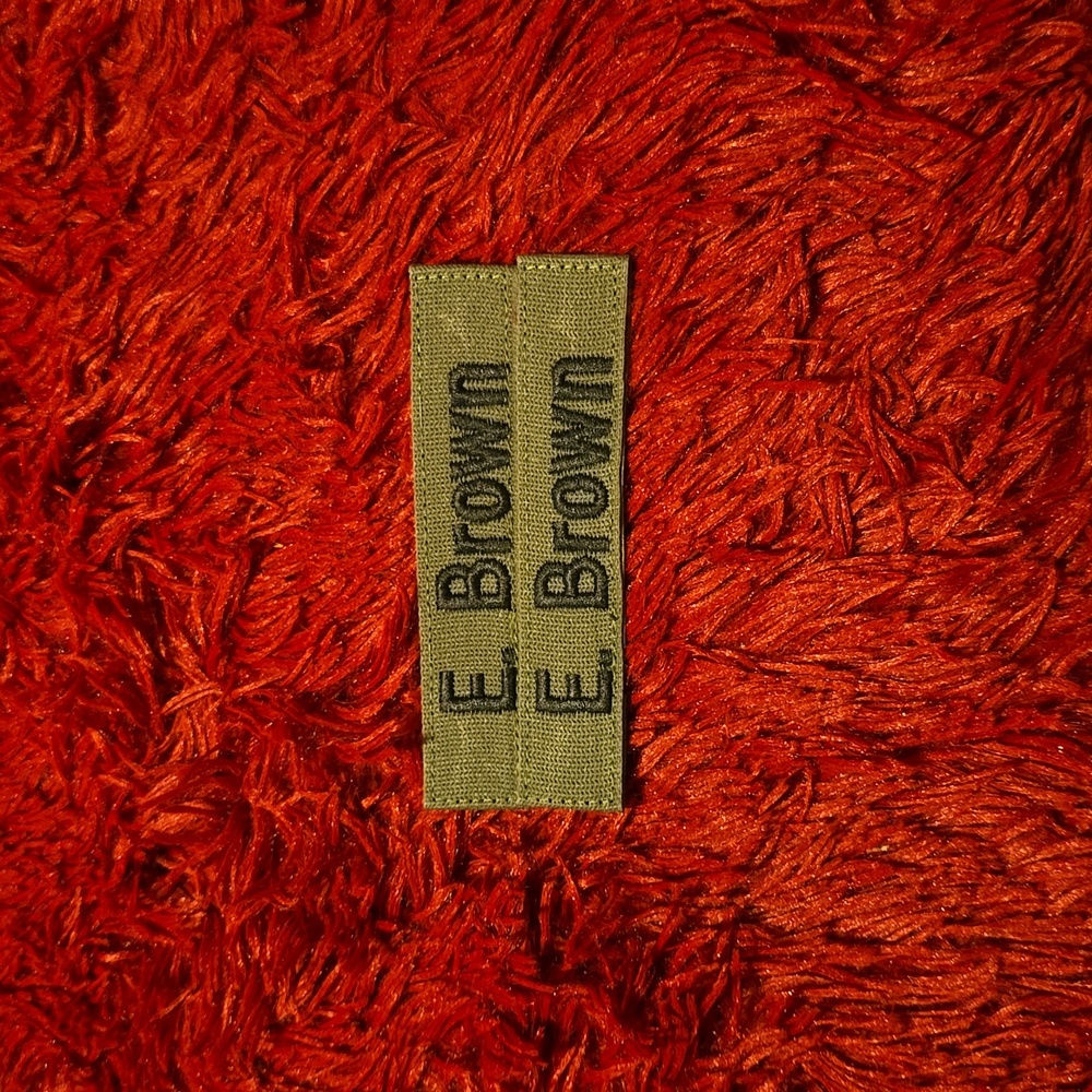 Military name plate